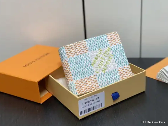 Aaa replica bags MULTIPLE VUITTON LOUIS WALLET-11.5*9*1.5cm 0706